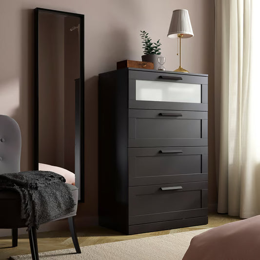 Brimlok 4-drawer chest 78x46x124cm.
