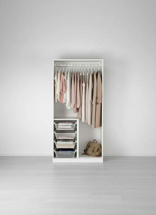 Max White  Wardrobe – 100x58x200cm.