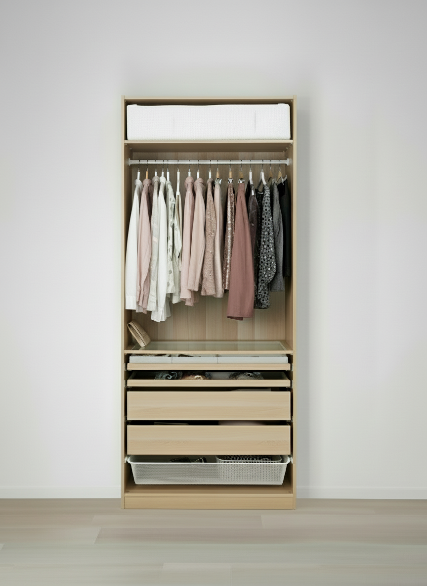 Max Beige  Wardrobe – 100x58x240cm.