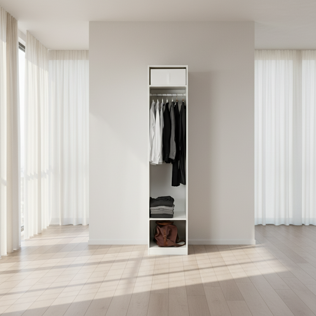 Max White  Wardrobe – 50x58x240cm.