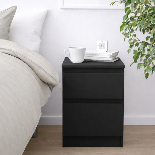MDF Black Commode  - 34x40x51cm.