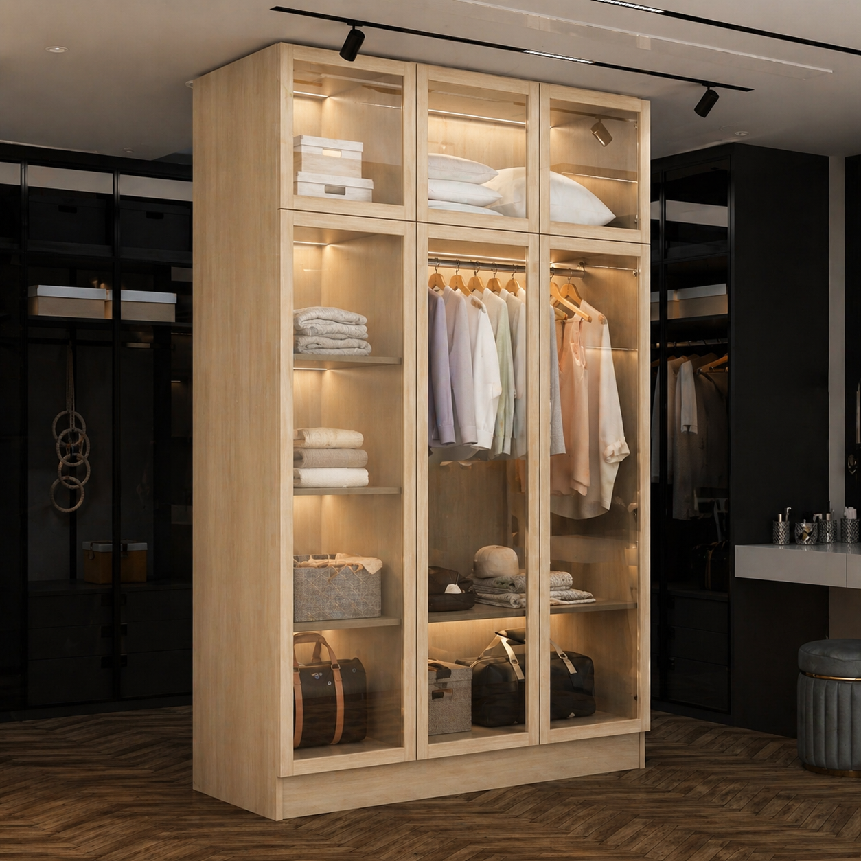 Minela Dressing unit, 150x50x240cm.