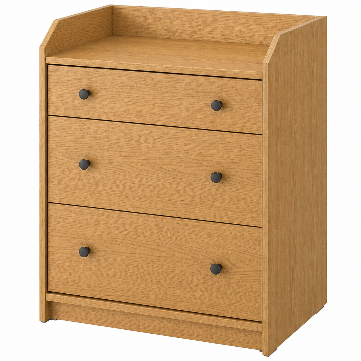 MDF Chest of 3 Drawers - 70x46x84cm - [H3]