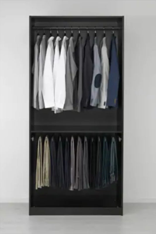 Max Brown  Wardrobe – 100cm x 58cm x 200cm