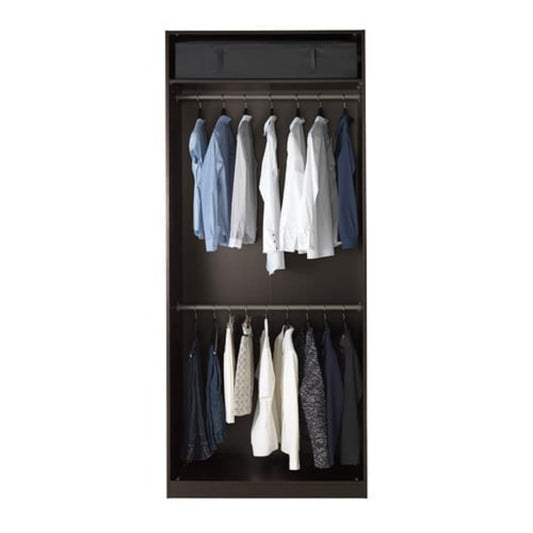 MaxH Brown  Wardrobe – 100cm x 58cm x 240cm