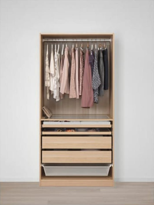 Max Beige  Wardrobe – 100cm x 58cm x 200cm