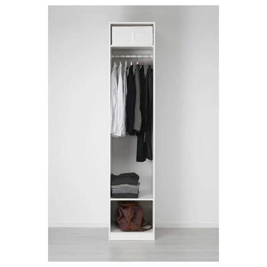 Max White  Wardrobe – 50cm x 58cmx 240cm