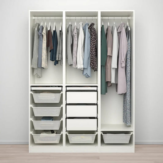 Max White  Wardrobe – 150cmx 58cmx 200cm