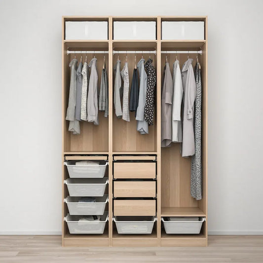 MaxH Beige  Wardrobe – 150cm x 58cm x240cm