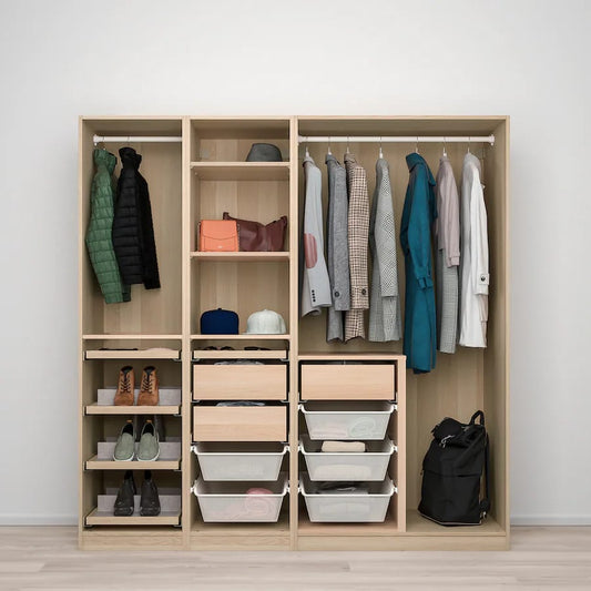 Max Beige Wardrobe – 200cm x 58cm x 200cm