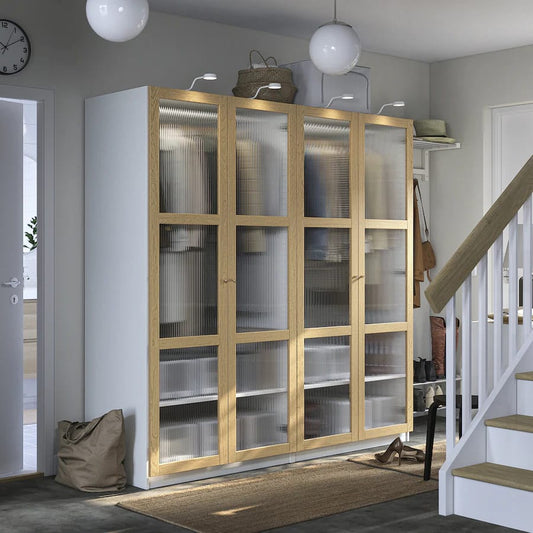 Max White & Beige Wardrobe –200cm x 60cm x 200cm