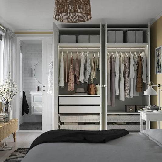 MaxH White Wardrobe – 200m x 58m x 240cm