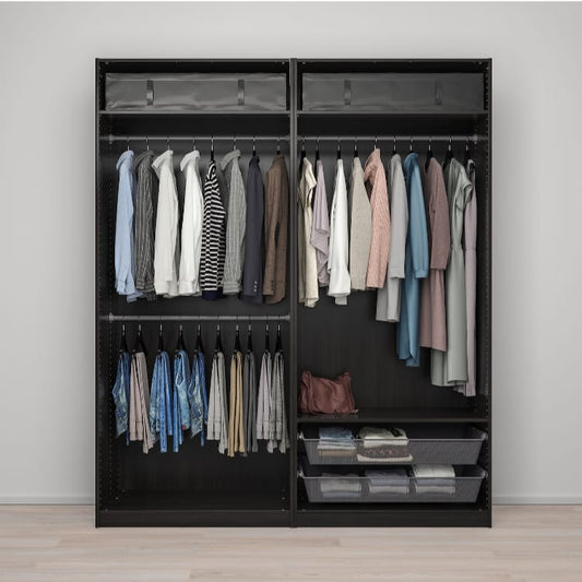 MaxH Brown Wardrobe – 200cm x 58cm x 240cm