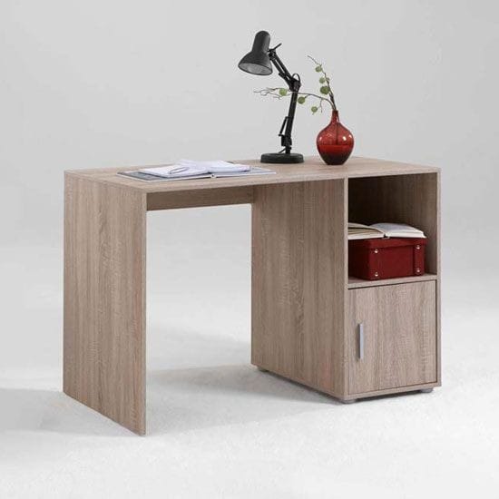 مكتب ميلو كومباكت من خشب البلوط - 120×50×75 سم