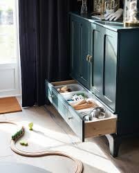 LM Classic Sideboard  Green – 102cm x 43cm x 101cm