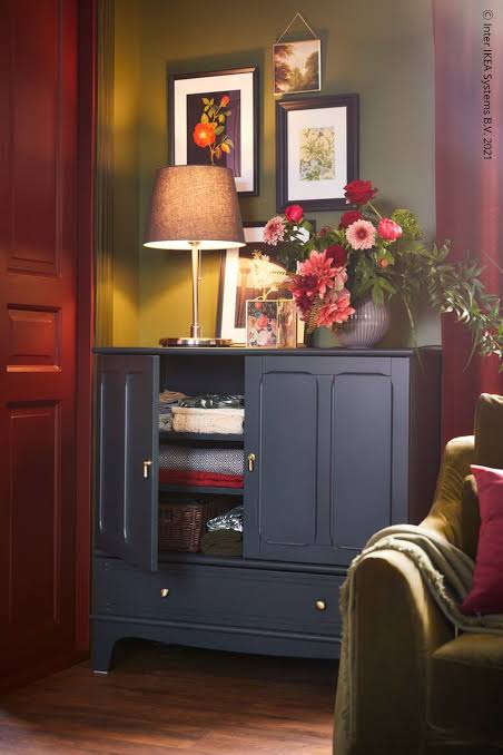 LM Classic Sideboard  Green – 102cm x 43cm x 101cm