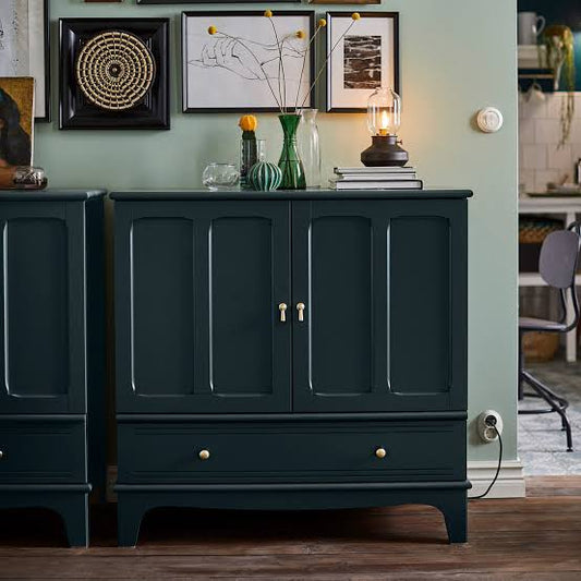 LM Classic Sideboard  Black – 102cm x 43cm x 101cm