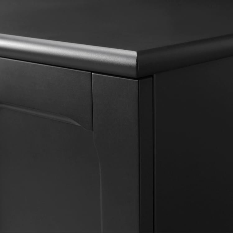 LM Classic Sideboard  Black – 102cm x 43cm x 101cm