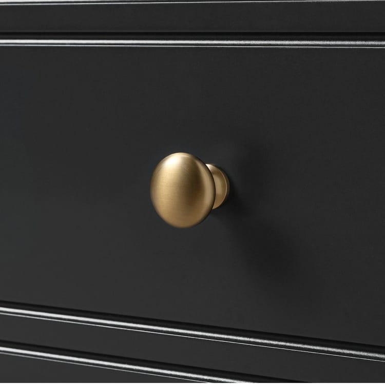 LM Classic Sideboard  Black – 102cm x 43cm x 101cm