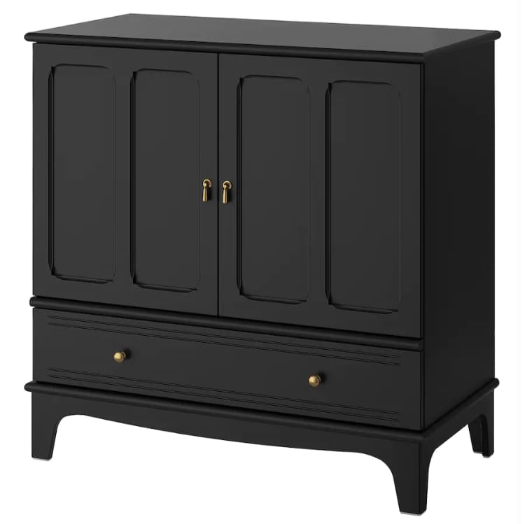 LM Classic Sideboard  Black – 102cm x 43cm x 101cm