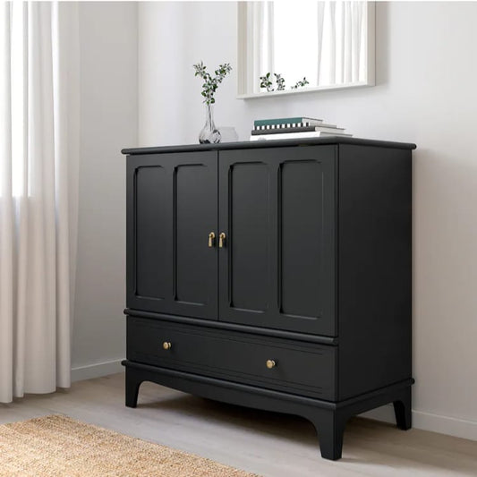 LM Classic Sideboard  Black – 102cm x 43cm x 101cm