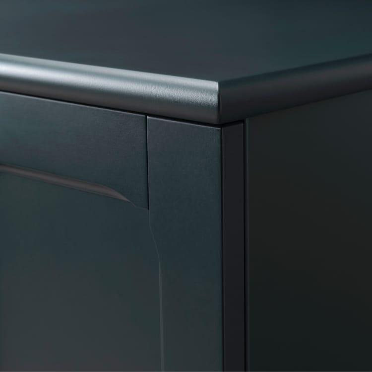 LM Classic Sideboard  Black – 102cm x 43cm x 101cm