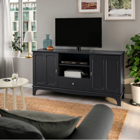 LM TV Unit Black – 159cm x 38cm x 81cm