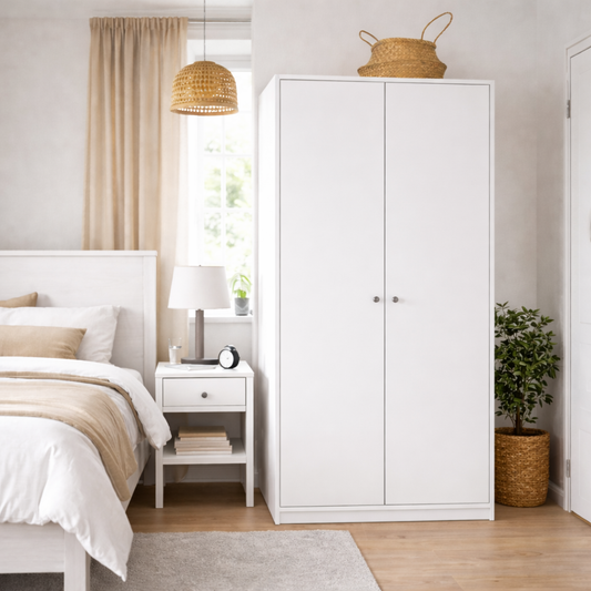 Max White  Wardrobe – 80x40x176cm