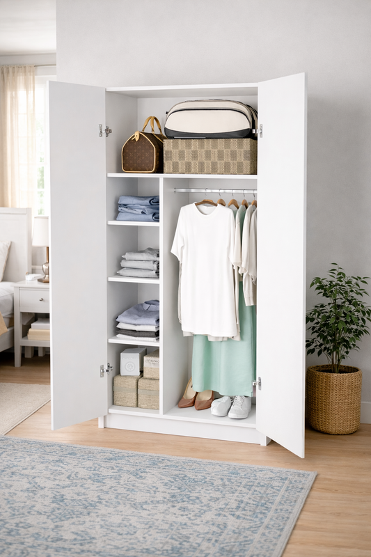 Max White  Wardrobe – 80x40x176cm