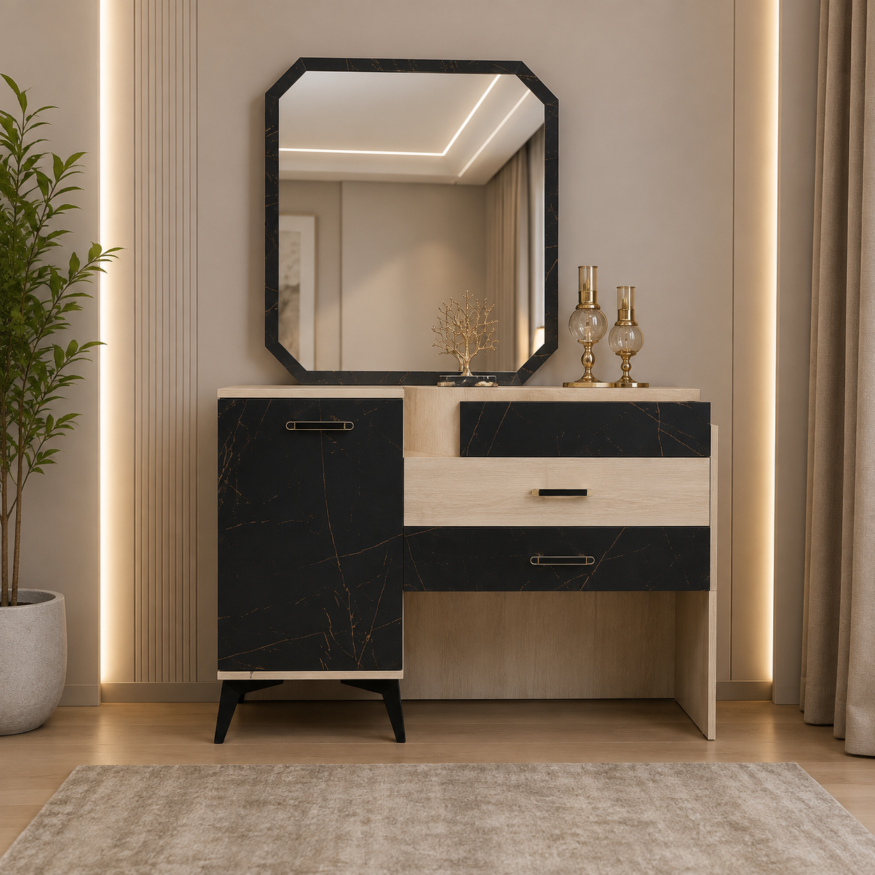 The Marquina bedroom collection.