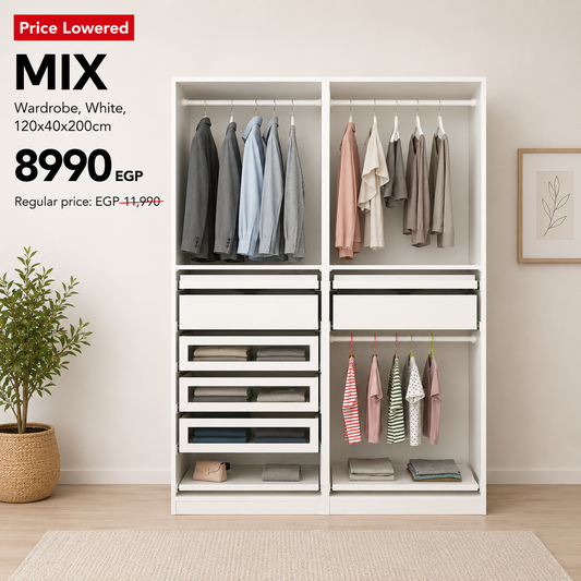 MIX open Wardrobe, 120x40x200cm