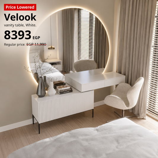 Velook vanity table, 150x45x75cm