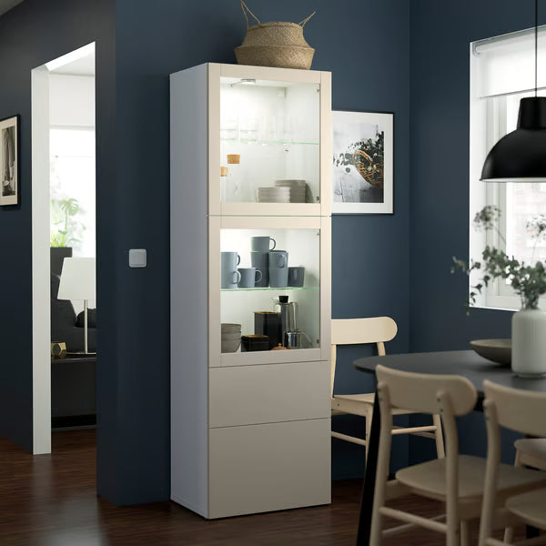 Delta tall Display cabinet,60x42x193cm