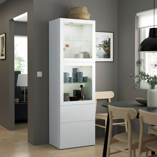 Delta tall Display cabinet,60x42x193cm