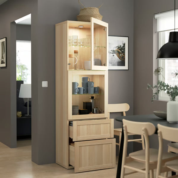 Delta tall Display cabinet,60x42x193cm