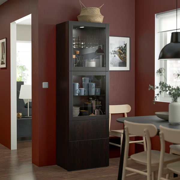 Delta tall Display cabinet,60x42x193cm