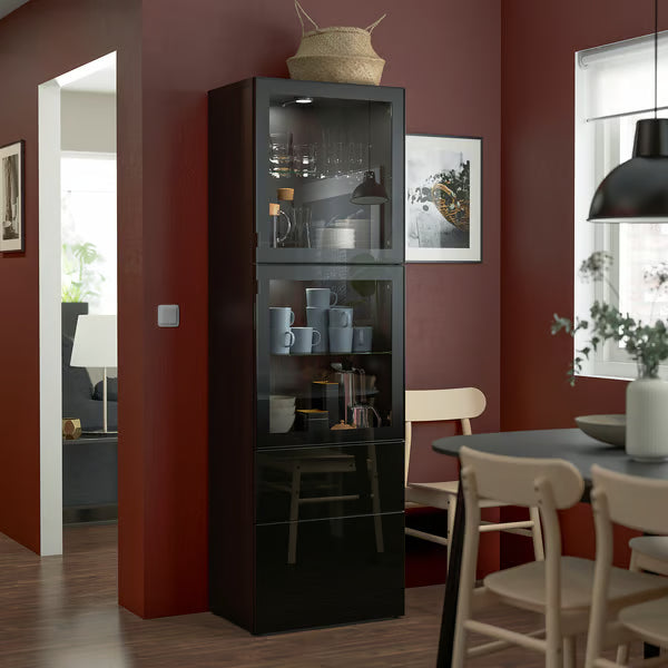Delta tall Display cabinet,60x42x193cm