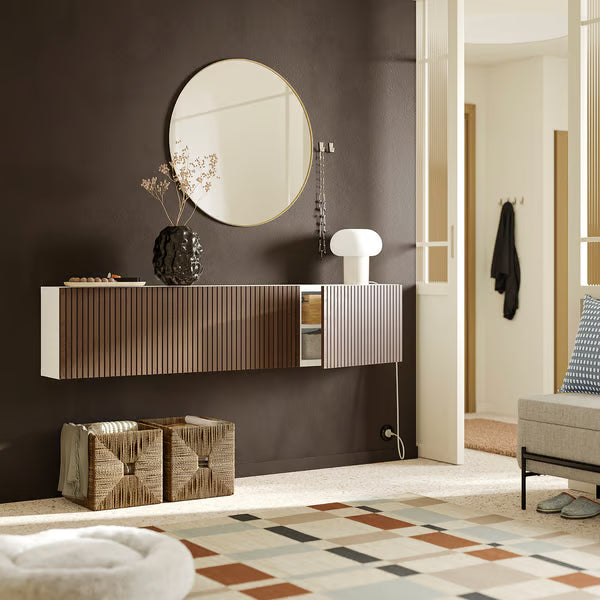 Delta Wall-mounted cabinet slim, 180x22x38cm