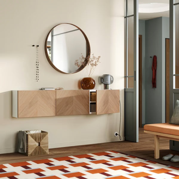 Delta Wall-mounted cabinet slim, 180x22x38cm