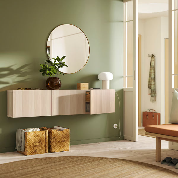Delta Wall-mounted cabinet slim, 180x22x38cm