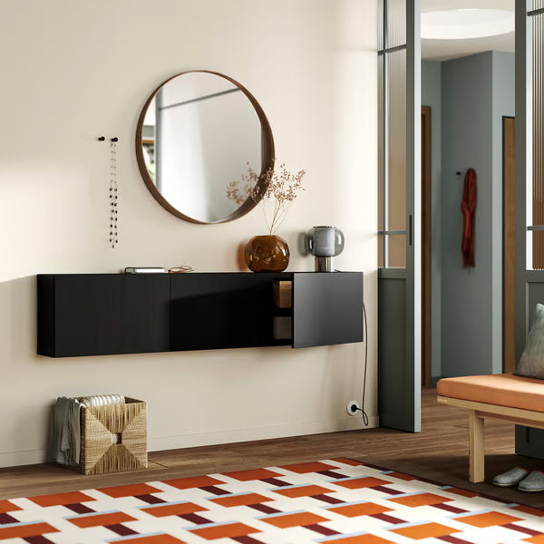 Delta Wall-mounted cabinet slim, 180x22x38cm