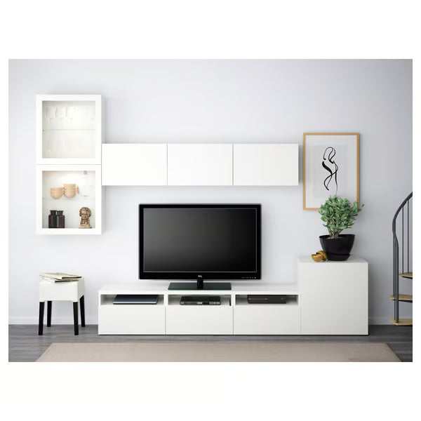 Delta TV  storage combination with glass doors, 300x42x211cm