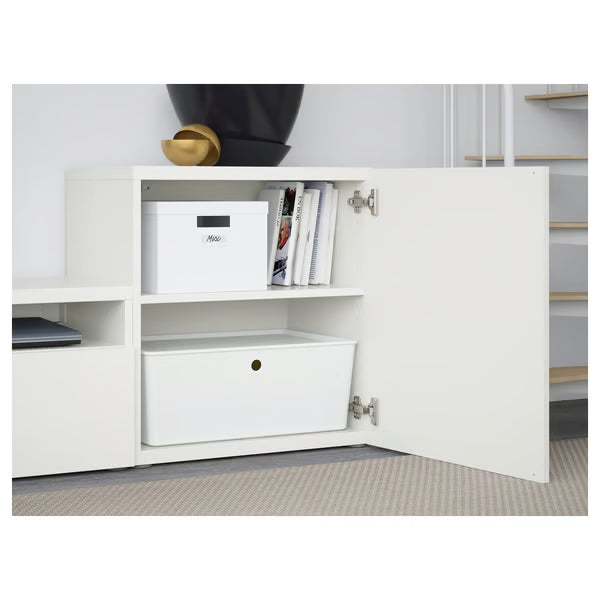 Delta TV  storage combination with glass doors, 300x42x211cm