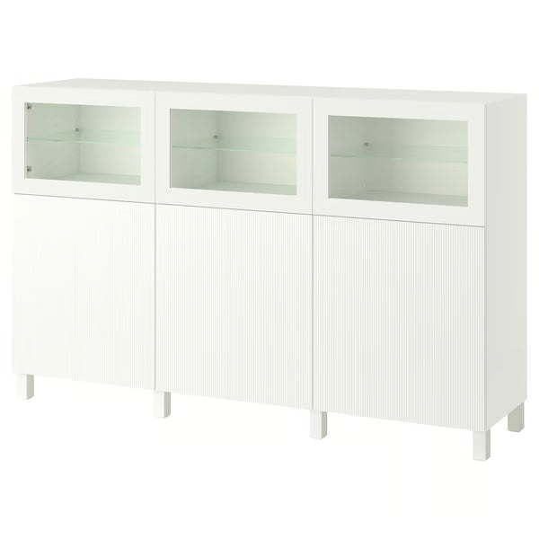 Delta buffet glass cabinet, 180x42x112cm