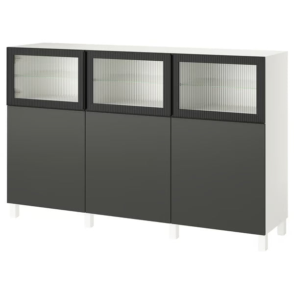 Delta buffet glass cabinet, 180x42x112cm