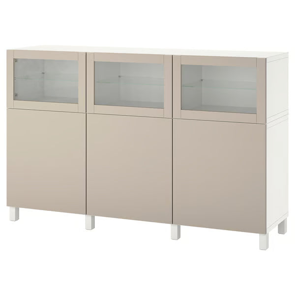 Delta buffet glass cabinet, 180x42x112cm
