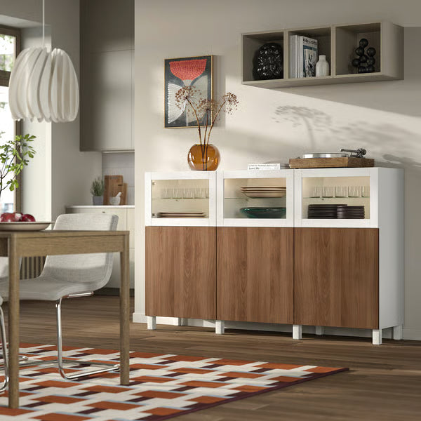 Delta buffet glass cabinet, 180x42x112cm