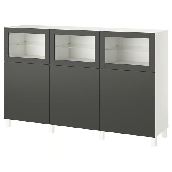 Delta buffet glass cabinet, 180x42x112cm