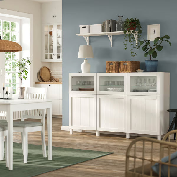 Delta buffet glass cabinet, 180x42x112cm