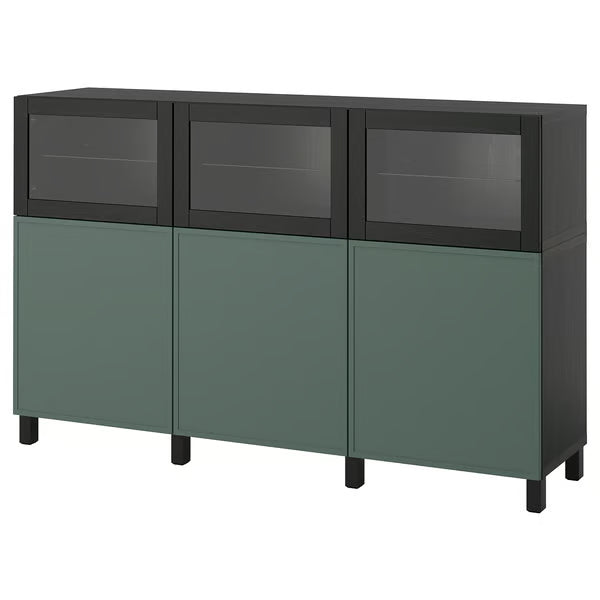 Delta buffet glass cabinet, 180x42x112cm